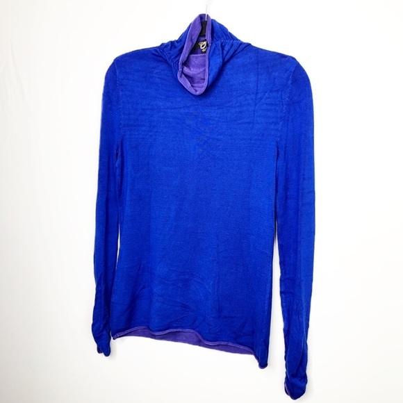 𝅺CUPIO cobalt blue turtleneck sweater - Picture 5 of 8